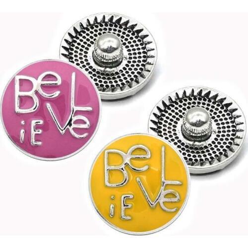 Wholesale 067 3D 18mm 20mm rhinestone metal snap button for Bracelet Necklace Jewelry For Women Fashion accessorie