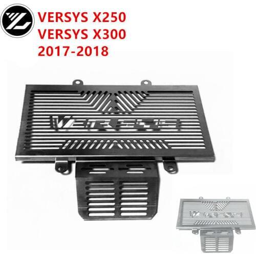For Kawasaki VERSYS 300 X250 X300 2017 2018 2019 Motorcycle Radiator Guard Stainless Steel Grille Protector Bezel Cover
