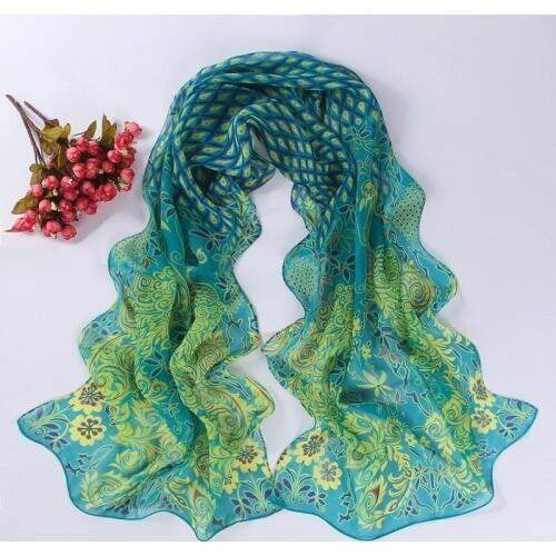 Nation Style 2016 New Fashion Spring and Winter Scarf Women Chiffon Print Brand Shawls and Scarves Soft Silk Beach Bufandas 1643