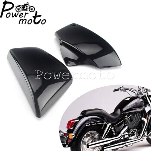 1 Pair Left Right Motorbike ABS Plastic Side Battery Fairing Engine Cover Protector For Honda VT1100 Shadow ACE Aero Sabre 99-08