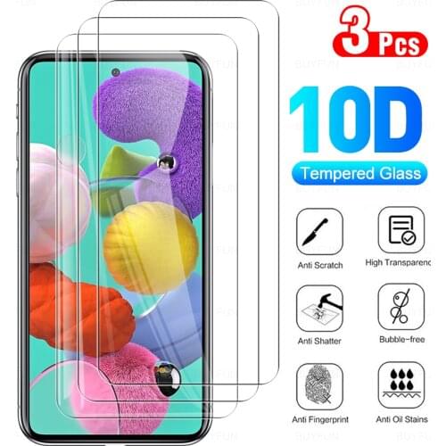 3pcs Sansung A51 glass Tempered Glasses Protective Phone Film For Samsung Galaxy A51 A 51 6.5" screen Protectors Glas