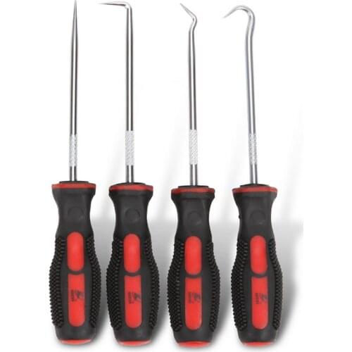 4Pcs Oil Seal Metal Hooks Rubber O-ring Removal Hook Car Screw Driver Hobby Tool Hand Tools