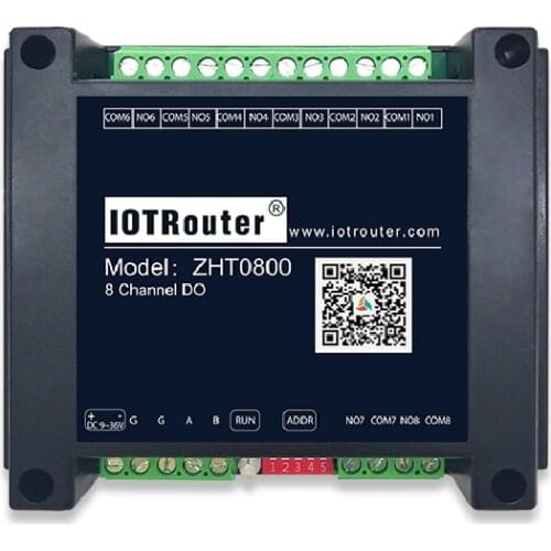 485 Turn Switch Output 8 Relay Control Module Modbus ZHT0800