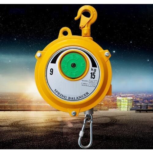 9-15KG,1.7M spring balancer tool screwdriver hanging tool torque wrench hanger steel wire rope