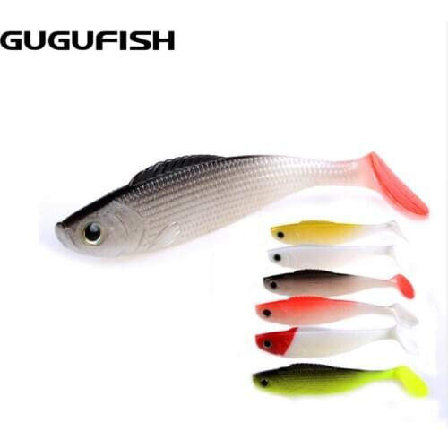 GUGUFISH 10PCS 3D Fish Lifelike Lures 10Pcs/pack 110mm Hot Model Fishing Soft Lures Tackle lure hot sale Artificial Bait