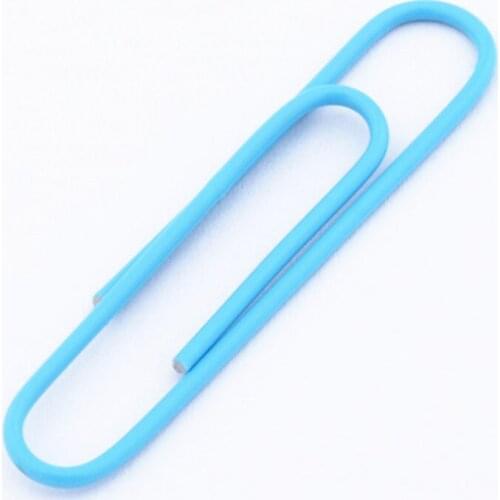 Good Quality Sky blue 28/33/50mm Notebook Bookmark binder Paperclips Accessories Paper Clips Binding Office Stationary Supplies