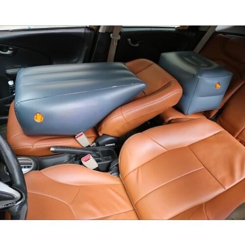 Travel Bed Car Inflatable Mattress Gap Pad Flat Front Seat PVC Slope Pad Air Mattress Bed Inflatable Couch Car Sleeping Bed