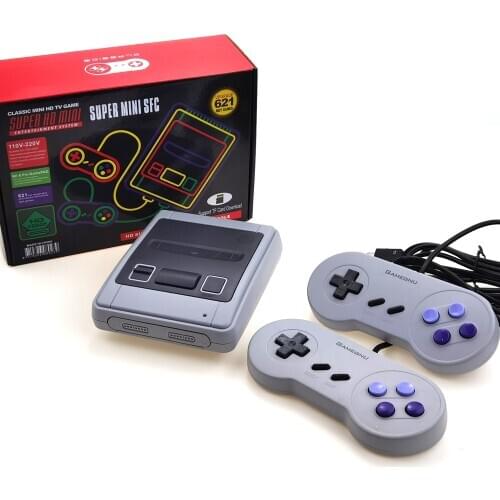Mini Video Game Console Built-in 621 Retro Games Support HDMI Out SNES Game Player Double Handheld TV Game Console Best Gift