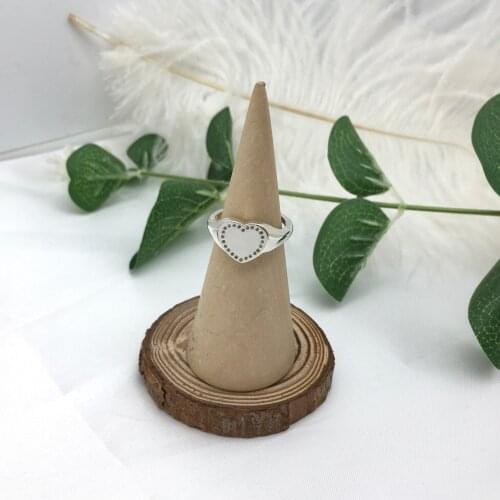 Fashion Classic S925 Teardrop Silhouette, Entwined Circles Logo & Sparkle Ring, Lockets Logo, Sparkling Heart Ring