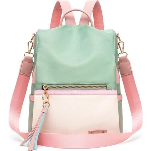 Fashion Backpack Women Oxford Cloth Shoulder Bag School Bags for Teenage Girls Light Ladies Travel Backpack mochila feminina