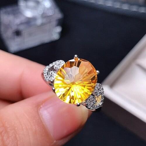 New technology, crystal violet crystal ring good quality, beautiful color 925 silver new store pull popularity products