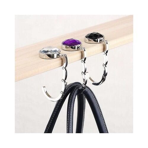 New Fashion Portable Foldable Folding Table Purse Bag Hook Hanger Holder Handbag