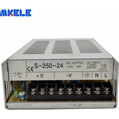 Single Output Switching Power Supply For Audio Amplifier Type CE IP20 Constant Voltage AC To DC 250W 5v 12v 24 48v From MAKERELE