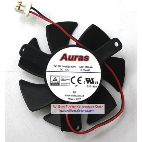 Original A5010MLAA DC12V 0.25A Diameter 47MM Pitch 39MM Graphics Card Cooling Fan