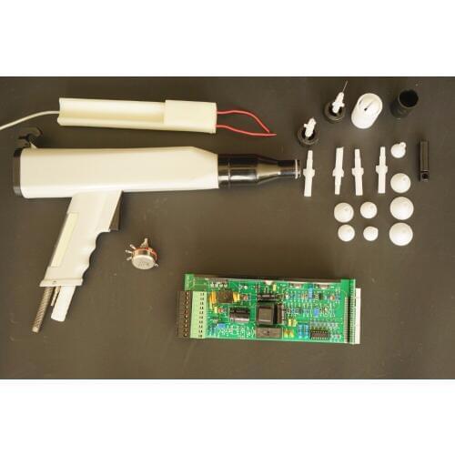 Whole set high electrostatic powder spray coating machine system with cascade and PCB pistol suits for KCI gun