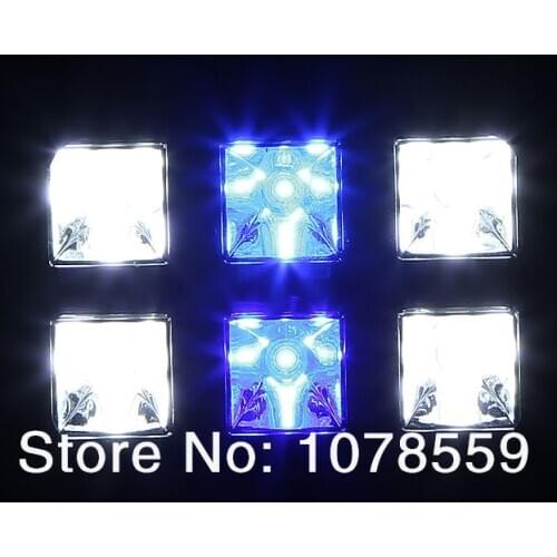 Newest Sign 18W LED Aquarium Flood Light White Blue Bright For Coral Reef fishes and aquatic animals Tank IP65 6X3W Flood lamp