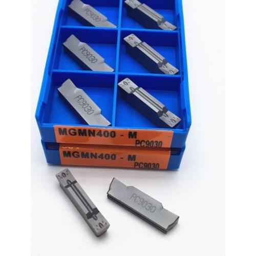 100 Piece Cutting Tool MGMN400 M PC9030 Slotted and Turned Carbide Blade CNC Lathe Attachment Metal Turning Tool MGMN 400
