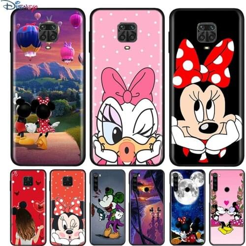Black Silicone Cover Cartoon Couple Fashion For Xiaomi Redmi Note 10 10S 9 9S Pro Max 9T 8T 8 7 6 5 Pro 5A Phone Case