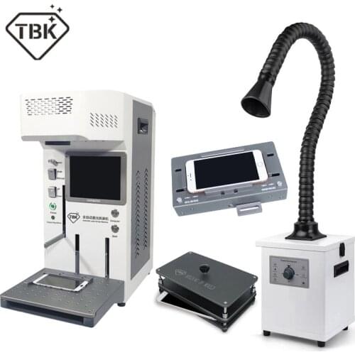 TBK Automatic laser separating machine for iphone 8 X 11 11pro max black cover glass separate Laser engraving marking tools