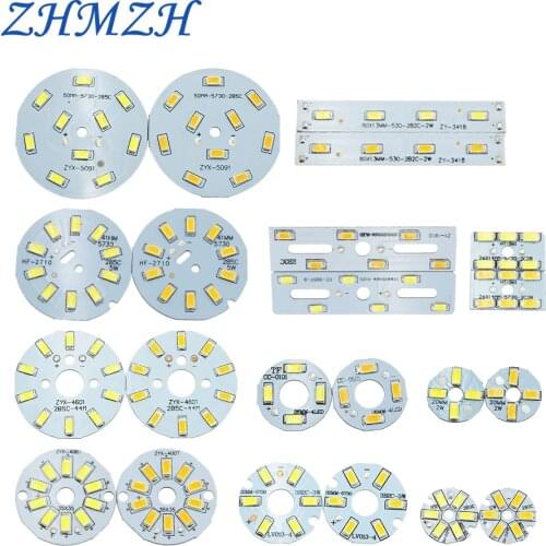 ZHMZH 5pcs/lot LED Chip Constant Current 260mA 280mA Input Light Bead With Aluminum Plate Base For DIY LED Lamp Bulb 2W 3W 5W