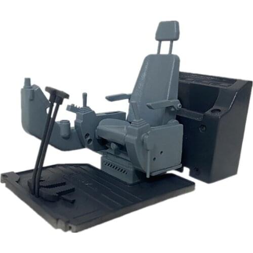 1/12 Hydraulic Metal Engineering Vehicle Model Excavator Cabin Interior Decorative Seat Smart Model