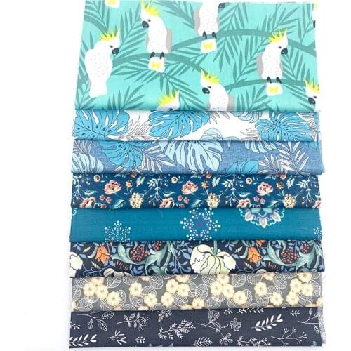 12/14/16 Pcs Patchwork Cotton Fabric Cloth Sewing Quilting Fabrics for Patchwork Needlework DIY Handmade Accessories