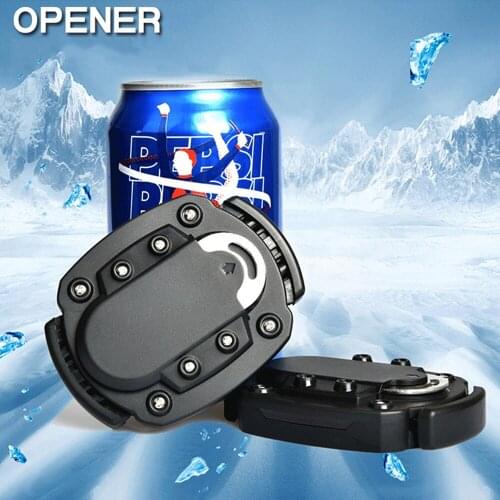 2in1 Multifunctional Can Opener Corkscrew Portable Stainless Steel Bottle Open Easy Use Beer Drink Top Resection ABS Can Opener