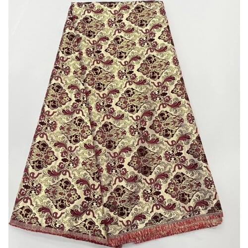 African Lace Fabric High Quality Brocade Lace Fabric Nigeria Lace Women French Mesh Jacquard Lace Fabric D4551