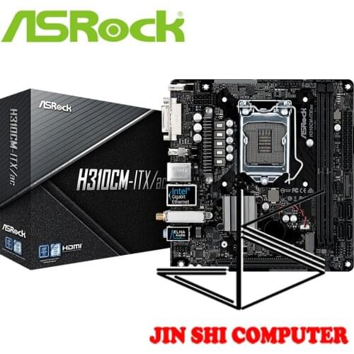 ASRock H310CM-ITX/ac Socket 1151 Supports DDR4 2666 4 SATA3, 1 M.2