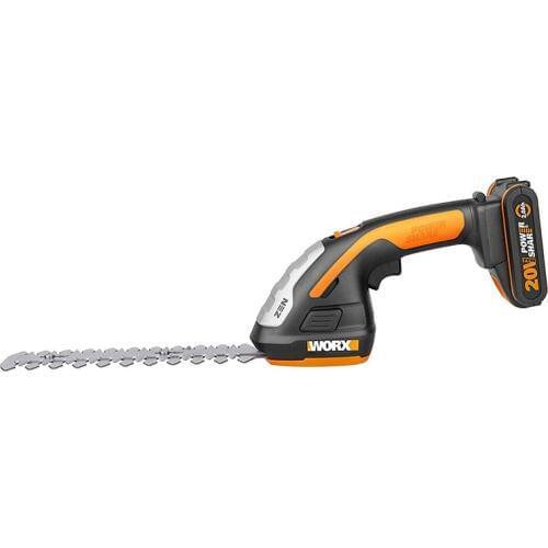 WORX WG801E 20V Cordless Shrub/Grass Shear Hedge Trimmer power share
