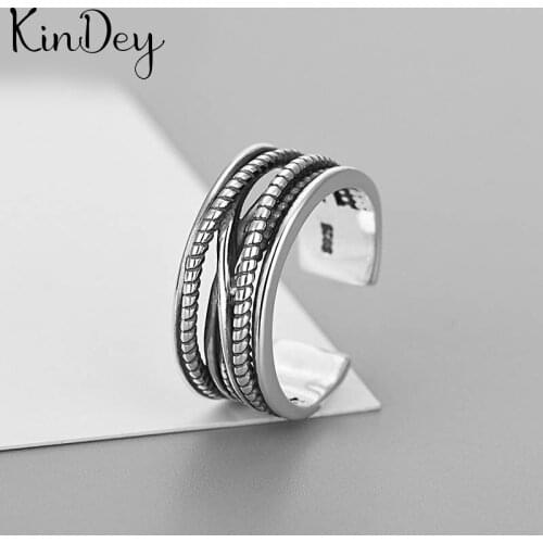 Bohemian Charm Boho Layer Chain Rings For Women Lover Wedding Bridal Valentines Gifts Men Open Retro Antique Rings 2021