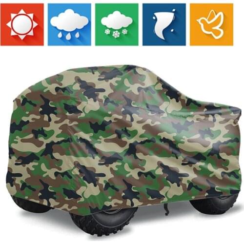 Camouflage XL XXL XXXL ATV Quad Beach Motor Scooter Motorbike Covers Water Proof Rain Proof Dust UV Sun Protector D20