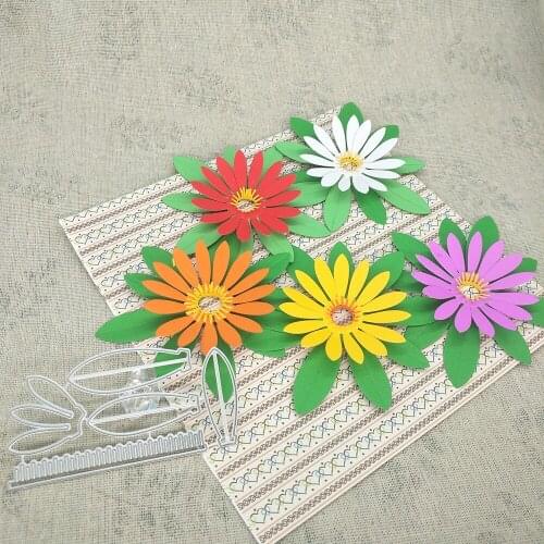 Flowers, stamens, leaves, metal cutting knife mold, scrapbook album decoration, DIY handmade art