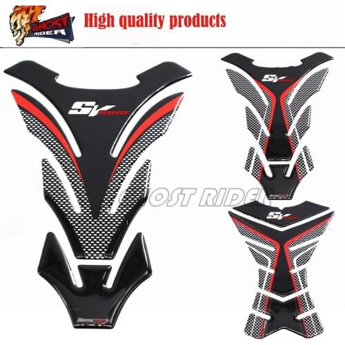 For Suzuki SV1000 SV 1000 3D Resin Motorcycle Tank Pad Protector Decals Case
