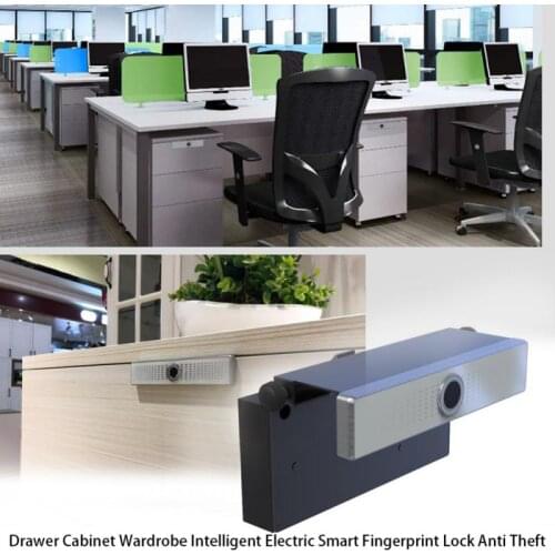 Home Electronics Smart Fingerprint Drawer Lock Biometric Fingerprint Smart Unlocking Desk Fingerprint Lock Locker Lock New