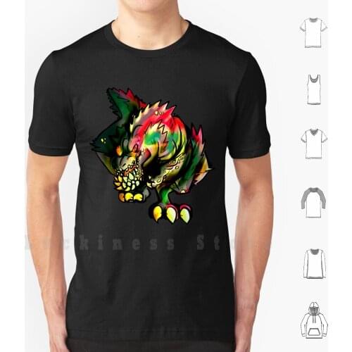 Monster Hunter-Deviljho T Shirt Print 100% Cotton New Cool Tee Monster Hunter Monhun Deviljho Monster Nintendo Game Jho