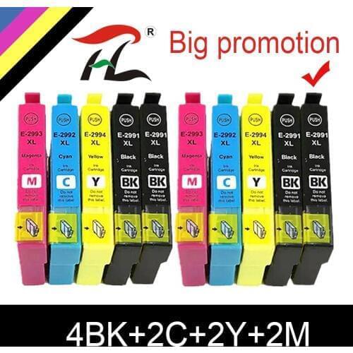 HTL 10pk Replacement 29 29XL T2991XL T2991 For Epson ink Cartridges XP235 XP247 XP245 XP332 XP335 XP342 XP345 XP435 XP432 XP442