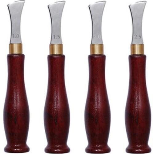 Leather Edge Creasing Tool Blade Shallow Groove Press Line Polished Finish Press Edge Marking Creaser 304 Stainless Steel