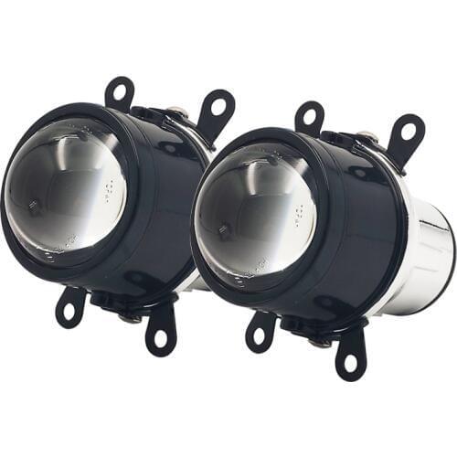 Auto Car-Styling Metal 2.5 inch Bi-Xenon HID Fog Light Projector Lens Hi/Lo Universal Fog Lamp Car Retrofit H11 HID Bulbs