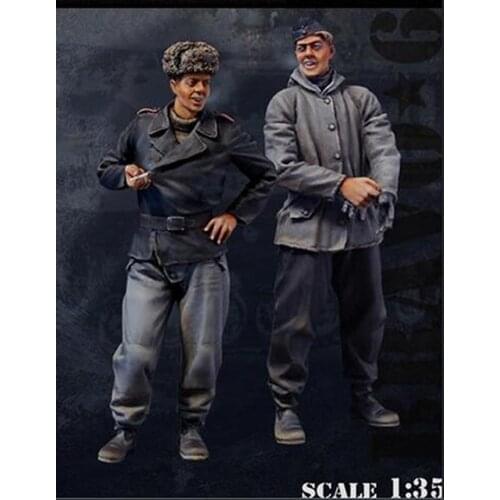 1/35 Scale Die-cast Resin White Model Cold War Soviet War Need To Manually Color The Model Free Shipping