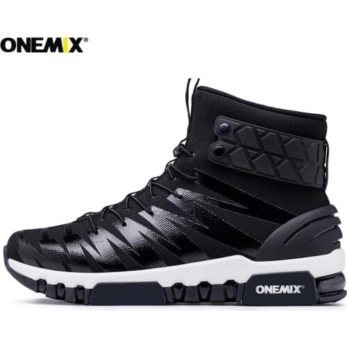 2020 Onemix Boots for Men Running Shoes Women High top Light Crosser Fitness Outdoor Jogging Sneakers Comfortable Running Shoes