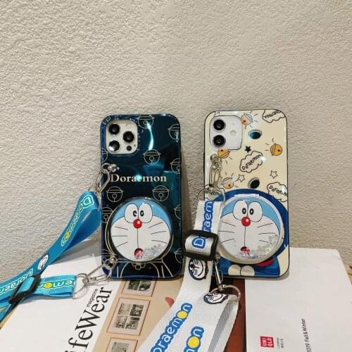 Blue Ray Doraemon Cartoon Case For Samsung S8 S9 S10 S20 Ultra S20 FE S21 Note 10 Lite M11 M21 M31 M51 M02 Soft Silicone Cover