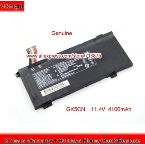 Genuine 11.4V 4100mAh GK5CN Battery GK5CN-00-13-3S1P-0 for Tongfang GK5CN5Z GK5CN4Z GK6Z5CN GK7CN6S F117-Break X8Ti Plus