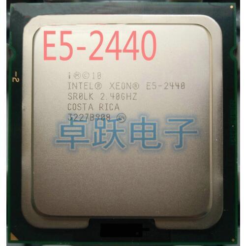 Original Intel Xeon E5-2440 2.4G 6-Core 15M E5 2440 LGA1356 TPD 95W Processor Free shipping