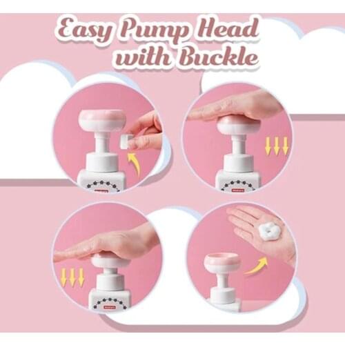 Flower-shaped Foam Hand Sanitizersmall Flower Foam-type Children’s Baby Student Press Bottle Household Portable Deep Clean Skin