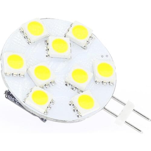 Dimmable G4 LED Lamp 9LED Wide voltage AC/DC10-30V SMD 5050 180-198LM Yachts Boats Ships Automobiles Carts Bulb Light 1pcs/lot