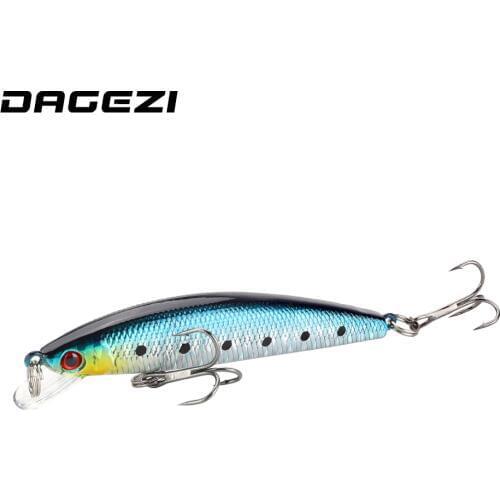 DAGEZI Minnow Fishing Lure 8g/8.7cm 1Pcs Floating Artificial Bait Bass Wobblers Hard Crankbait Isca Artificial Baits Pesca