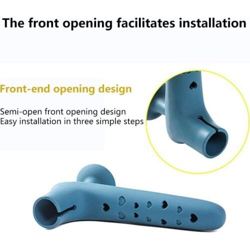 Handles for Doors Silicone Door Knob Cover Suction Cup Mat Thicken Anti-collision For Baby Wall Door Handle Glove For Home