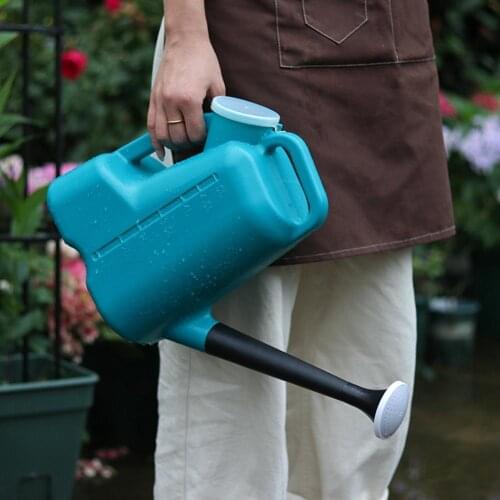 Garden Plant Watering Can with Long Mouth Plastic Watering Can with Lid and Large Capacity Plant Watering Can Indoor