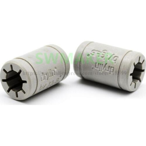 SWMAKER 7pcs RJ4JP-01-08 Solid Polymer LM8UU Bearing 8mm shaft Drylin for Anet A8 Reprap Prusa i3 3D Printer